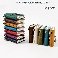 Traveler's Hand Ledger Mini Portable Loose leaf Notebook