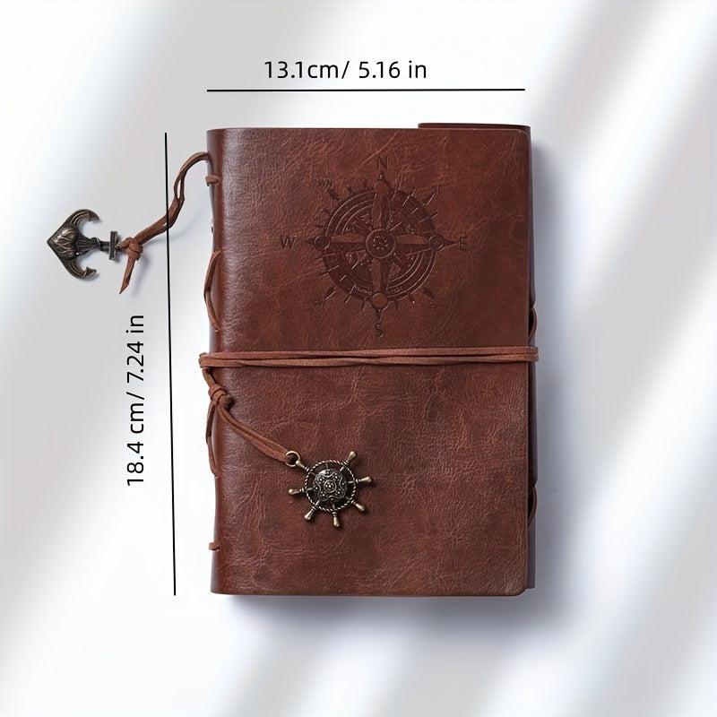 Pirate Notebook Vintage European Retro Travel Diary Sketchbook