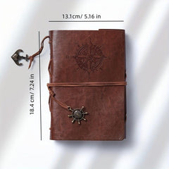 Pirate Notebook Vintage European Retro Travel Diary Sketchbook