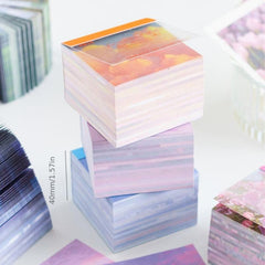 400pcs Nature Landscape Memo Pads for Scrapbooking & Journals