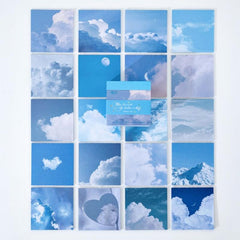 400pcs Nature Landscape Memo Pads for Scrapbooking & Journals