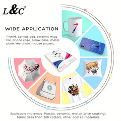 L&C Sublimation Paper A4 Size 100gsm Quick Dry 20 50 Sheets Pack
