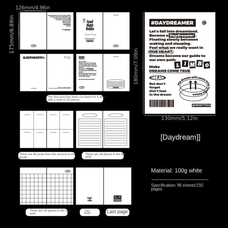 Pocket Notebooks Hardcover Diary Notepad Agenda Weekly Monthly Planner