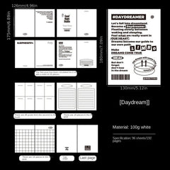 Pocket Notebooks Hardcover Diary Notepad Agenda Weekly Monthly Planner