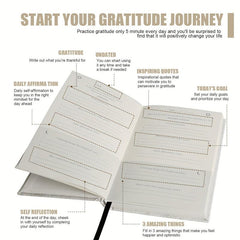 Gratitude Journal Daily Guide Hardcover