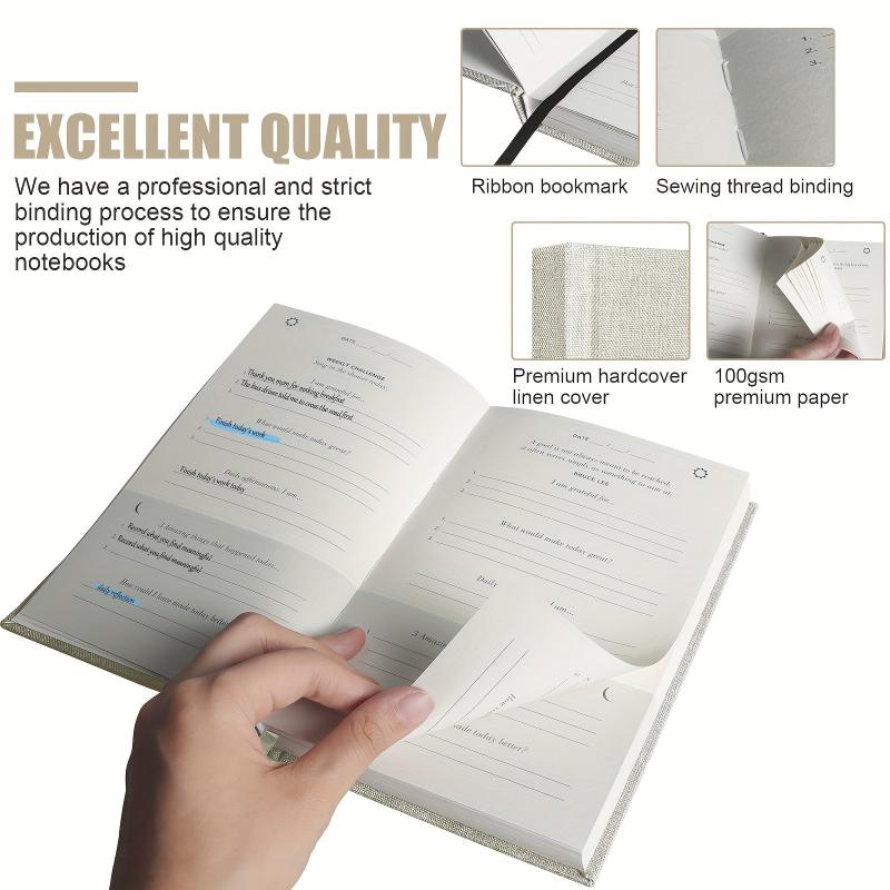 Gratitude Journal Daily Guide Hardcover