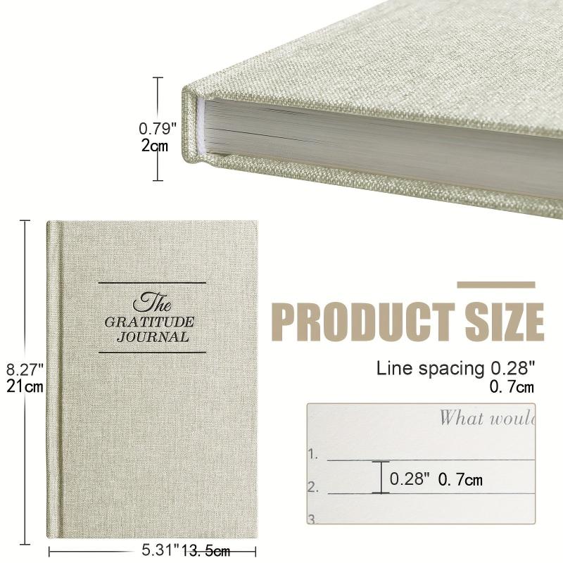 Gratitude Journal Daily Guide Hardcover