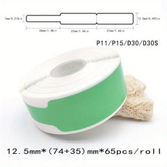 D30 Cable Label Paper for P11 Thermal Self-adhesive Waterproof Sticker