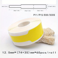 D30 Cable Label Paper for P11 Thermal Self-adhesive Waterproof Sticker