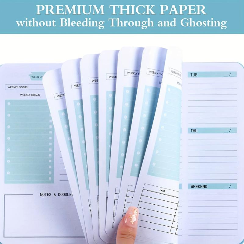 Weekly Planner A5 Undated Planner Book To Do List Habit Tracker 52 Weeks
