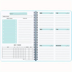 Weekly Planner A5 Undated Planner Book To Do List Habit Tracker 52 Weeks