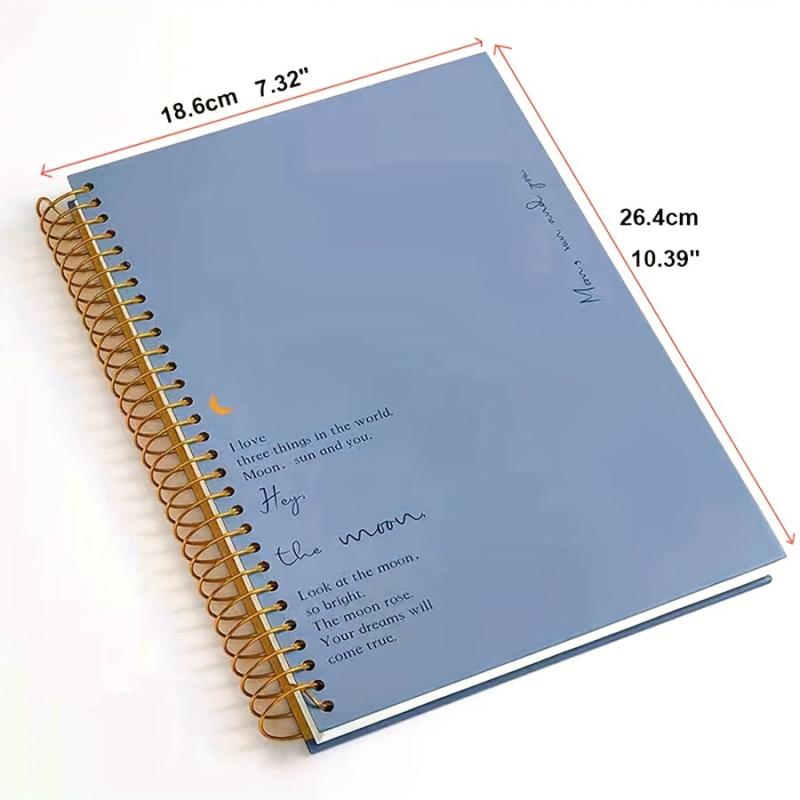 B5 Spiral Notebook Diary 150 Sheets Office Supplies School Stationery 1PC