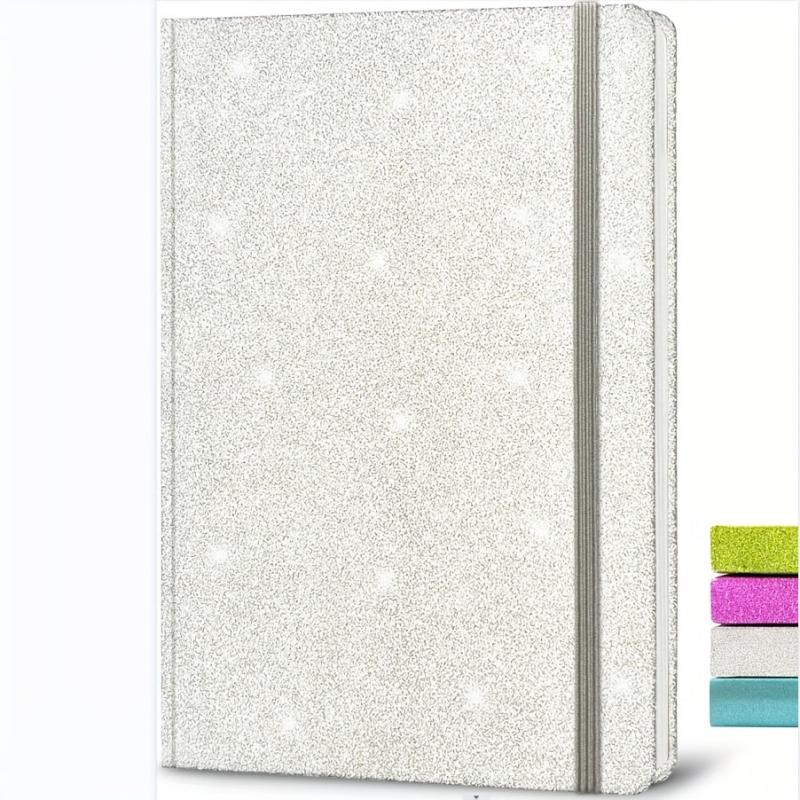 Small Glitter Notebook 160 Lined Pages 21.08x14.48cm