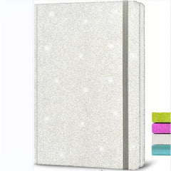 Small Glitter Notebook 160 Lined Pages 21.08x14.48cm