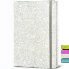 Small Glitter Notebook 160 Lined Pages 21.08x14.48cm