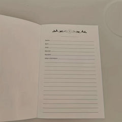 Family Tree Notebook Personal Family History Record