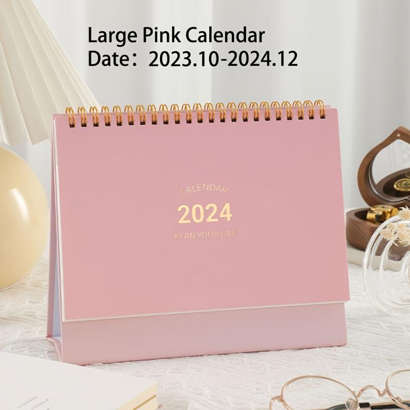 Desk Calendar Standing Flip Calendar October December 15 Months