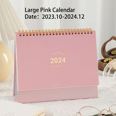 Desk Calendar Standing Flip Calendar October December 15 Months