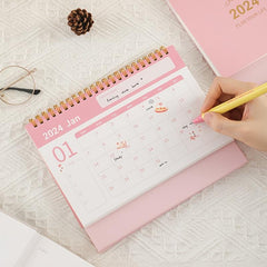 Desk Calendar Standing Flip Calendar October December 15 Months