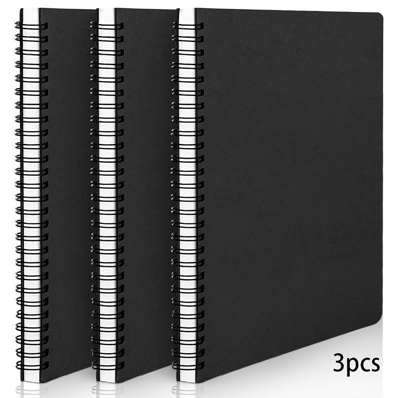 Spiral Lined Notebook A5 3packs 5 X8 60 Pages