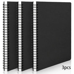 Spiral Lined Notebook A5 3packs 5 X8 60 Pages