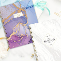 2022 Monthly Planner with Tabs, 12 Months, Wire Binding, Holidays, 22 x 27