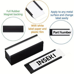 10pcs C shaped Magnetic Label Clip Shelf Warehouse Office Home Storage