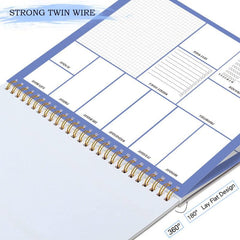 A4 Weekly Planner 50 Sheets 100gsm Paper Desktop Productivity Tracker