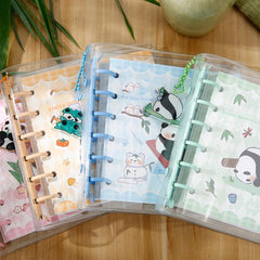 Panda Adventure Island Series Notebook, 160pcs Loose leaf, Student Cartoon