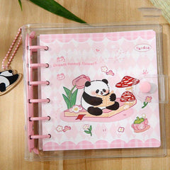 Panda Adventure Island Series Notebook, 160pcs Loose leaf, Student Cartoon