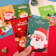 4pcs Christmas Theme Small Notebook Memo Pad Student Gift