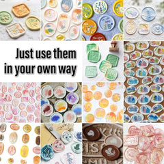 100 Assorted Wax Sealing Beads, for Stamps & Decor, Wedding Invitations