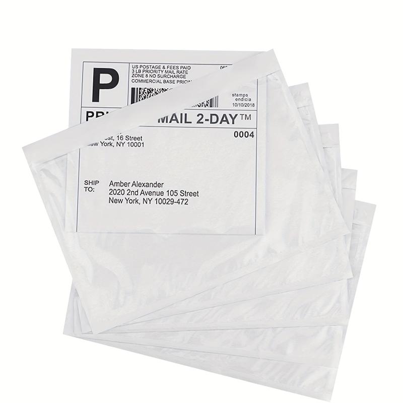 Clear Adhesive Packing List Pouches 11 X 13 - 100 Bags
