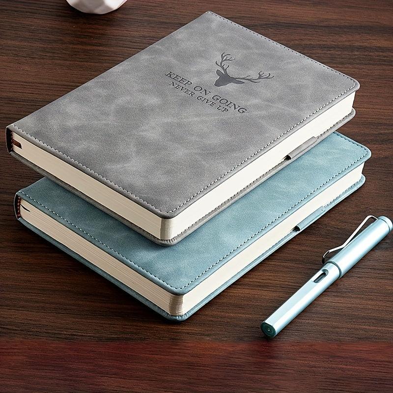 A5 Thick Business Notepad 360 Pages Leather Notebook