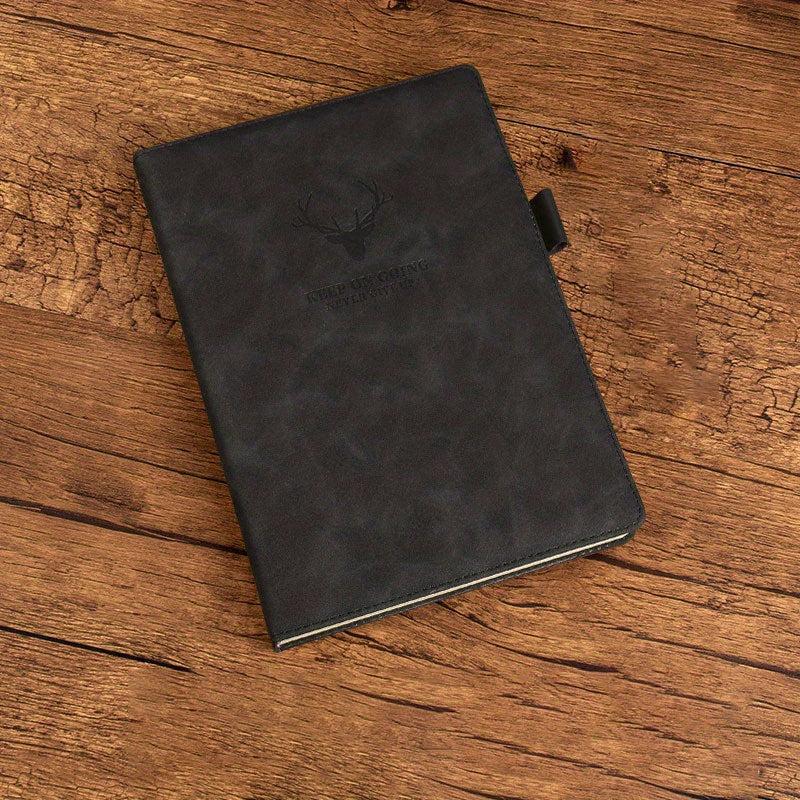 A5 Thick Business Notepad 360 Pages Leather Notebook