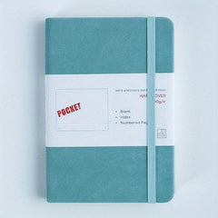 A5 PU Leather Cover Notebook 96 Sheets Elastic Band Straps Office Supplies
