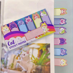150 Sheets Sticky Point Markers 6 Cartoon Stick