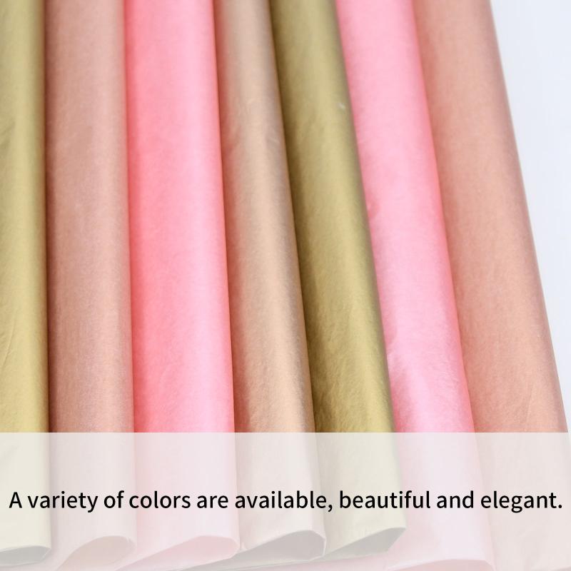 40pcs Metallic Gift Wrapping Paper for Weddings Birthday Parties D