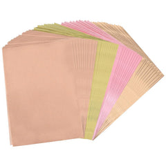 40pcs Metallic Gift Wrapping Paper for Weddings Birthday Parties D