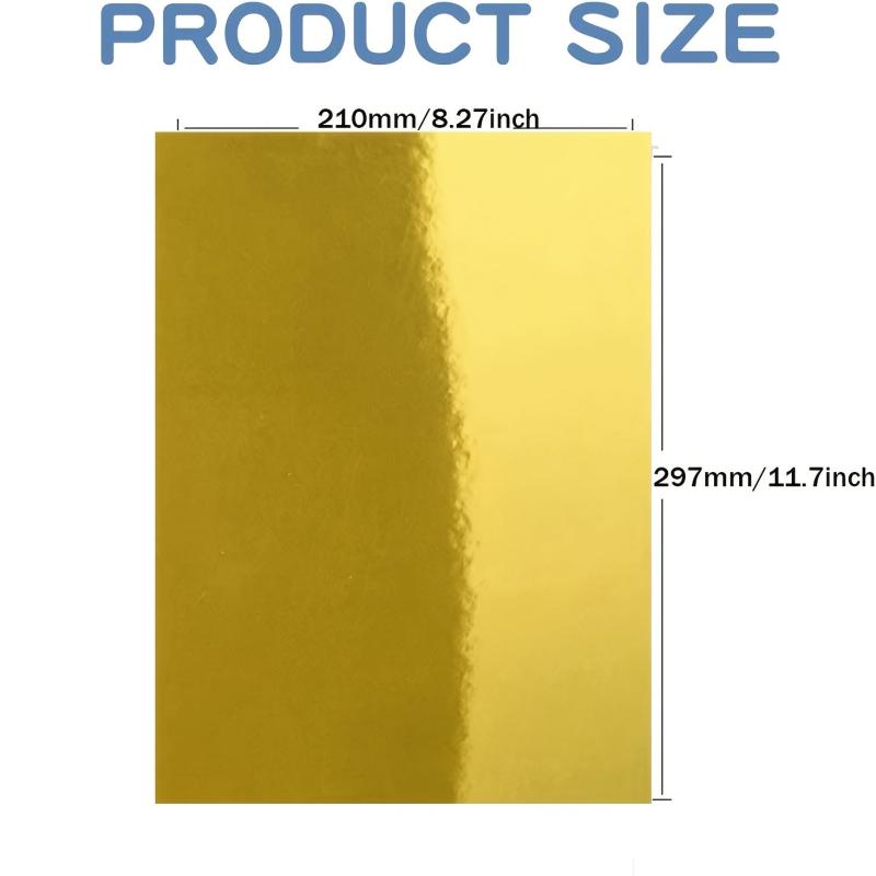 250Gsm Mirror Cardstock Paper 10 Sheets Bag - Cake Cards & Scrapbooking