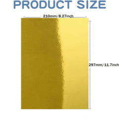 250Gsm Mirror Cardstock Paper 10 Sheets Bag - Cake Cards & Scrapbooking