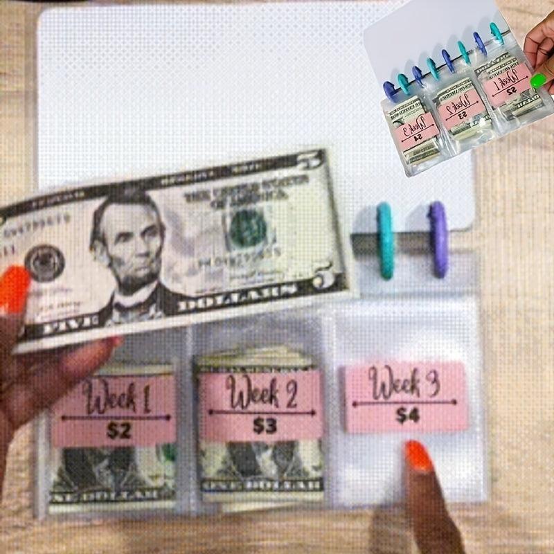 52 Week Money Saving Challenge Binder Budget Book & Cash Envelopes