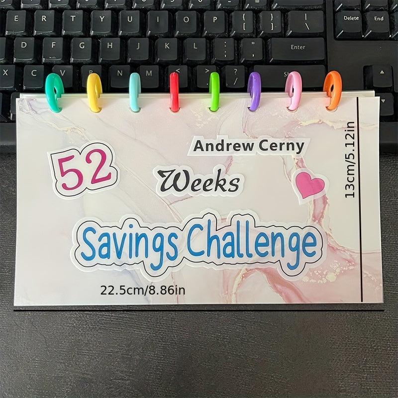 52 Week Money Saving Challenge Binder Budget Book & Cash Envelopes