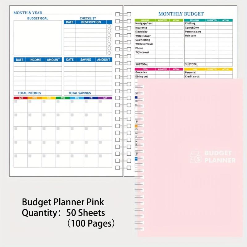 Budget Planner Monthly Bill Organizer Hardcover Budget Book