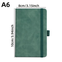 A6 Binding Notebook 200 Pages Easy to Carry Students Business Teachers