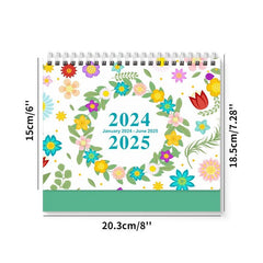 365 Day Countdown Desktop Calendar Notebook Planner Double Sided Printing