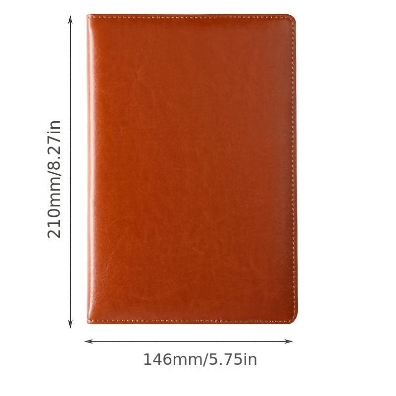A5 Soft Leather Notebook for Business Office