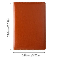 A5 Soft Leather Notebook for Business Office