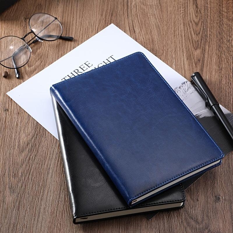 A5 Soft Leather Notebook for Business Office