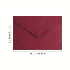 Vintage Linen Woven Envelope Lovers' Confession Greeting Card